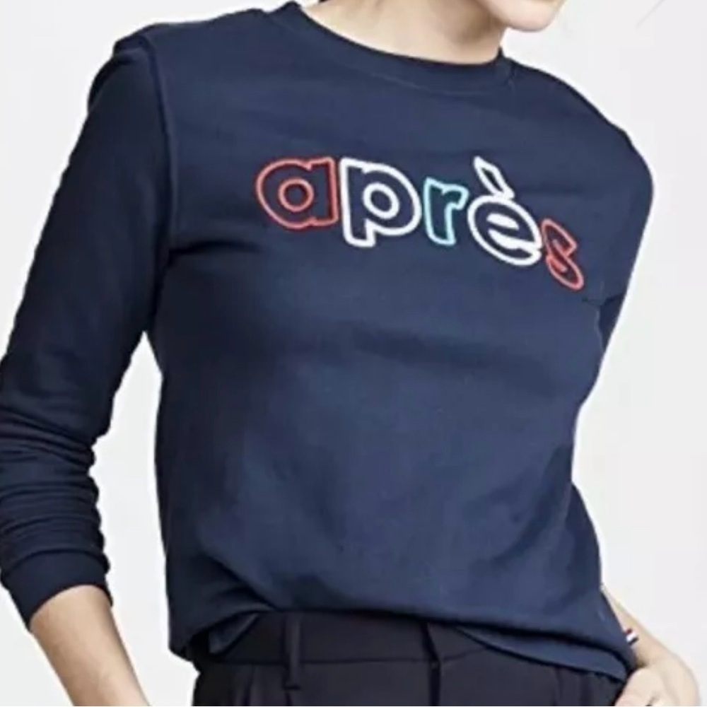 Sol Angeles Aprés Sweatshirt Navy Size M